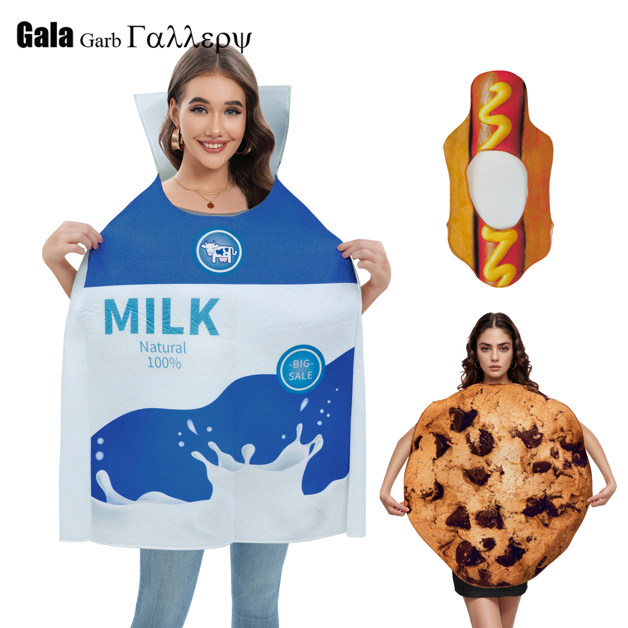 Matcha Cookie Box - Cosplay Milk Box Cookie Costume Adult