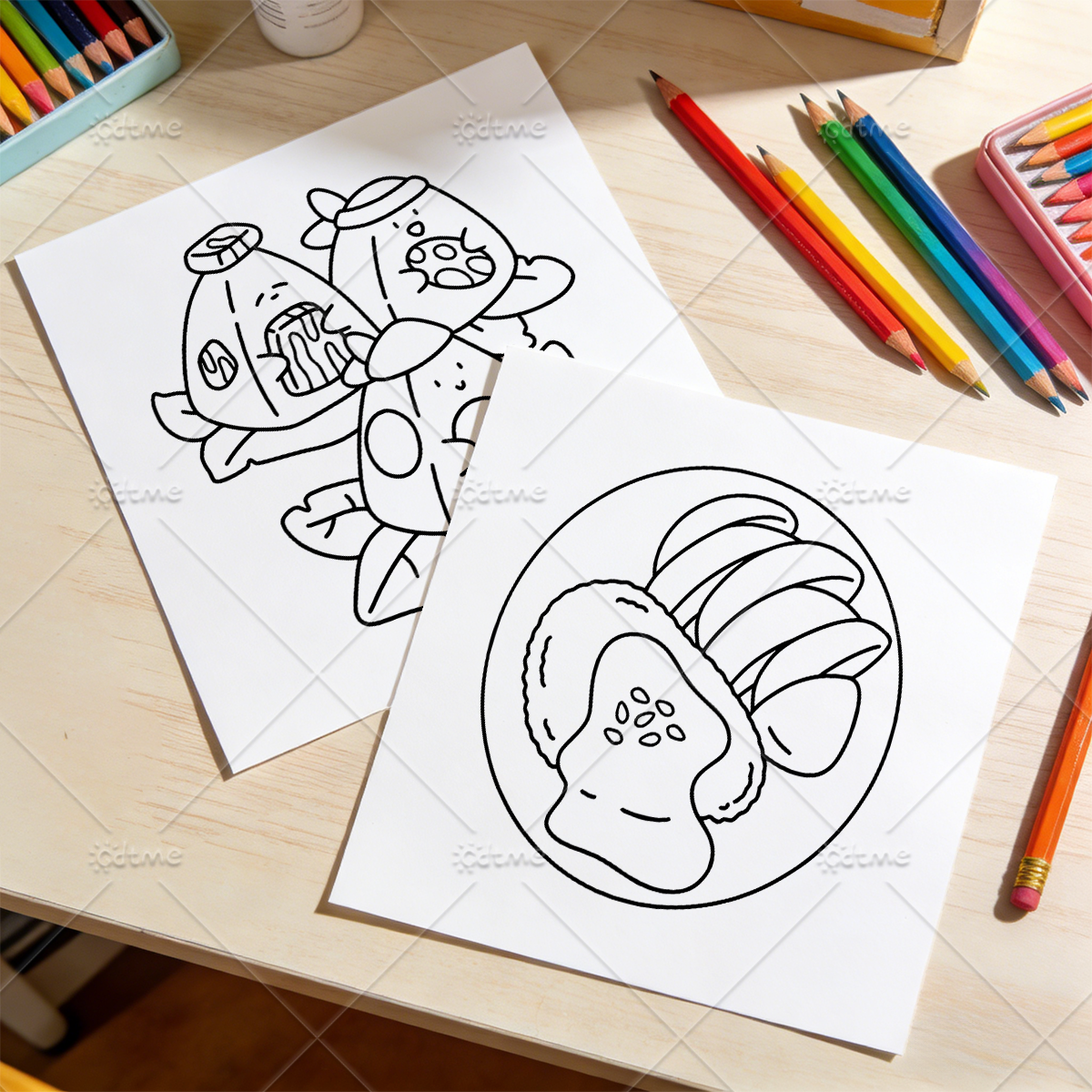 JAPANESE FOOD Bold-easy Patter - Food And Snacks Coloring Book Bold And Easy 리뷰 및 가격