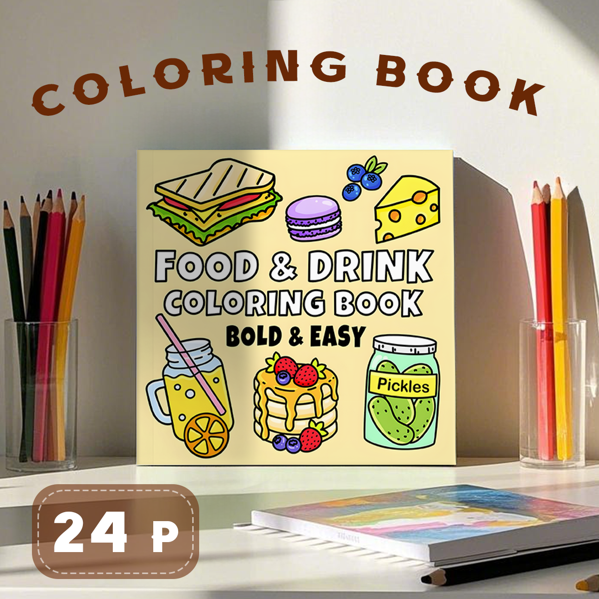 Delicious Treats Coloring Book - Food Snacks Pictures 리뷰 및 가격