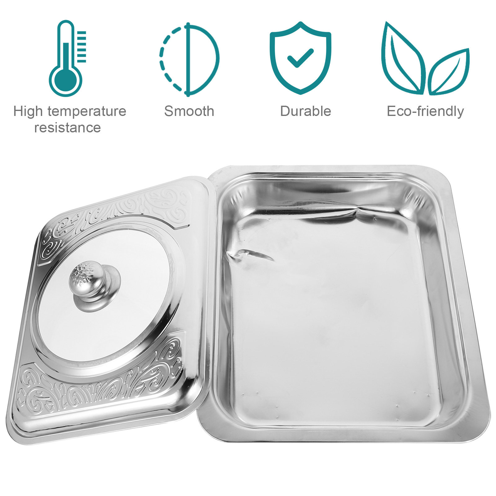 1Pcs Stainless Steel Rectangul - Food Snacks Corner 리뷰 및 가격