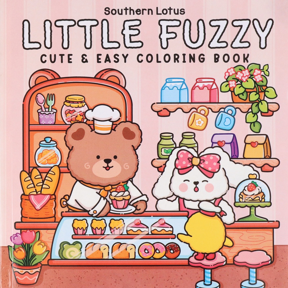 Cute Bear Bakery Theme Colorin - Food And Snacks Coloring Book Bold And Easy 리뷰 및 가격