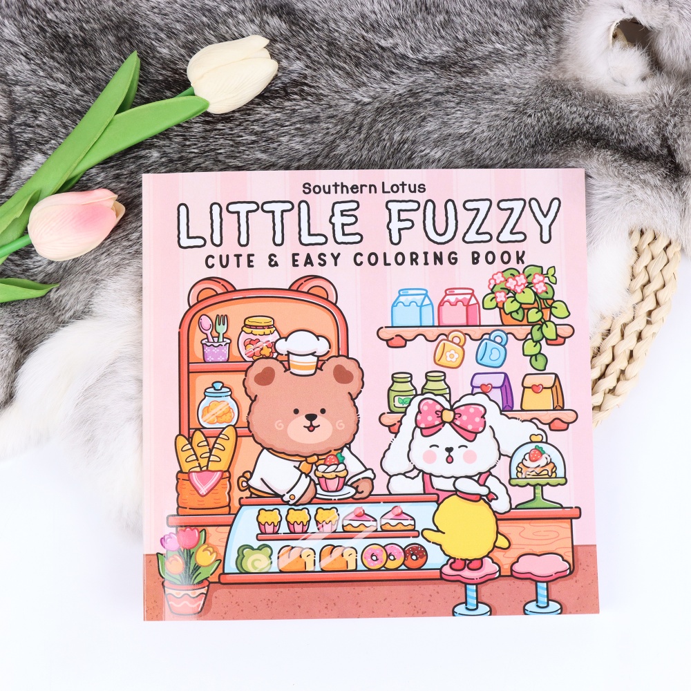 Cute Bear Bakery Theme Colorin - Food And Snacks Coloring Book Bold And Easy 리뷰 및 가격