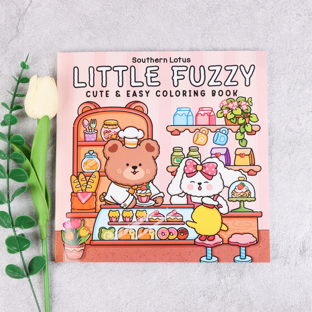 Cute Bear Bakery Theme Colorin - Food And Snacks Coloring Book Bold And Easy 리뷰 및 가격