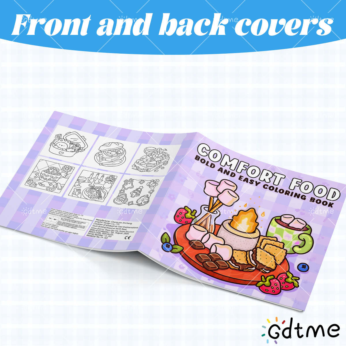 COMFORT FOOD BOLD AND EASY 24  - Food And Snacks Coloring Book Bold And Easy 리뷰 및 가격