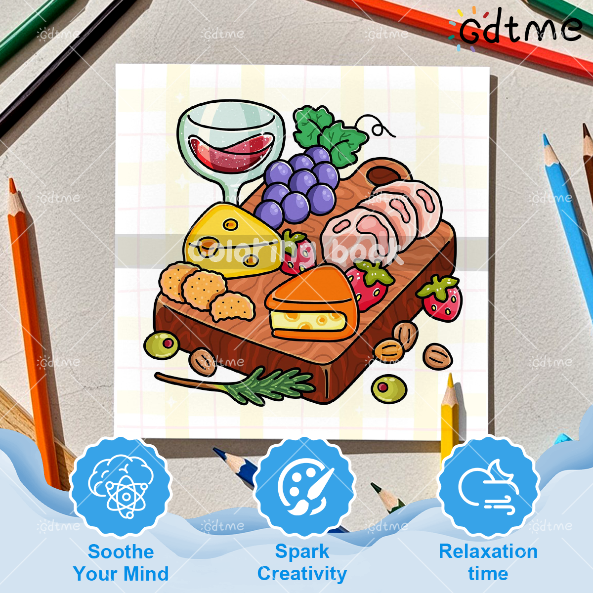 COMFORT FOOD BOLD AND EASY 24  - Food And Snacks Coloring Book Bold And Easy 리뷰 및 가격