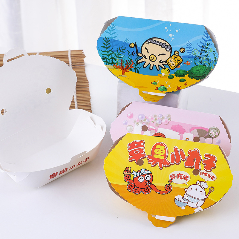 100Pcs Disposable Cartoon Octo - Street Food Snacks 리뷰 및 가격