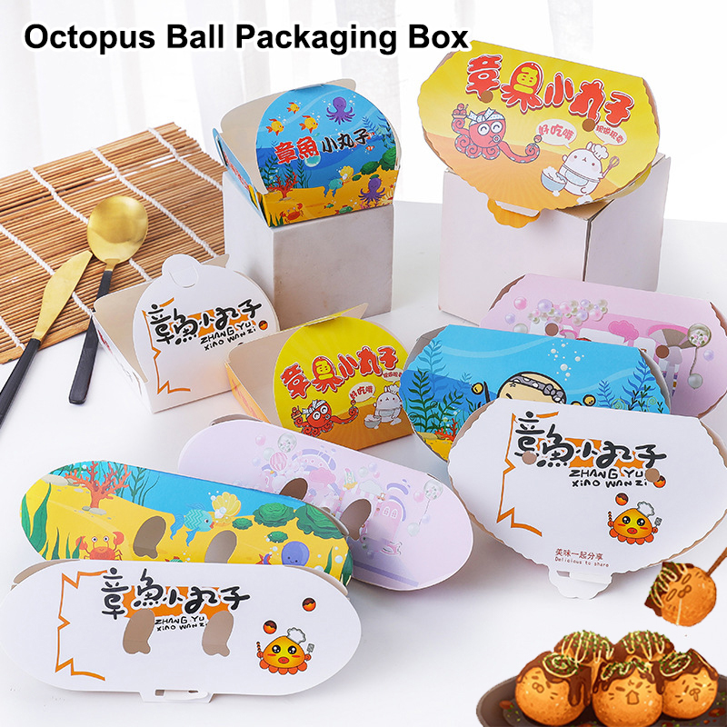 100Pcs Disposable Cartoon Octo - Street Food Snacks 리뷰 및 가격