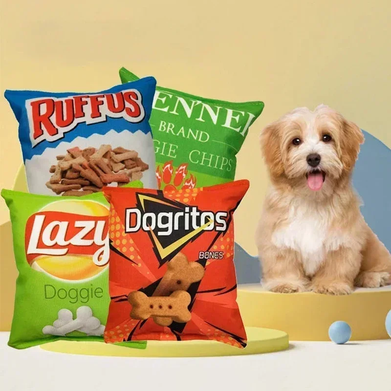 Potato Chip Bag Funny Dog Toys - Food Snacks Chips 리뷰 및 가격