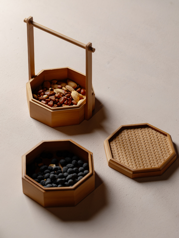 Portable Double Layered Bamboo - Food Snacks Corner 리뷰 및 가격