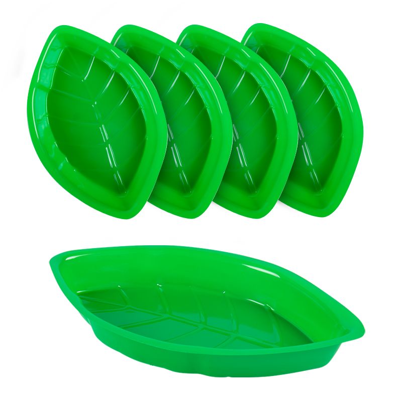 6pcs Palm Leaf Shape Food Reus - Food Snacks Chips 리뷰 및 가격