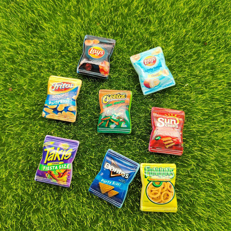 【F】10Pcs Random Simulation Pot - Food Snacks Chips 리뷰 및 가격