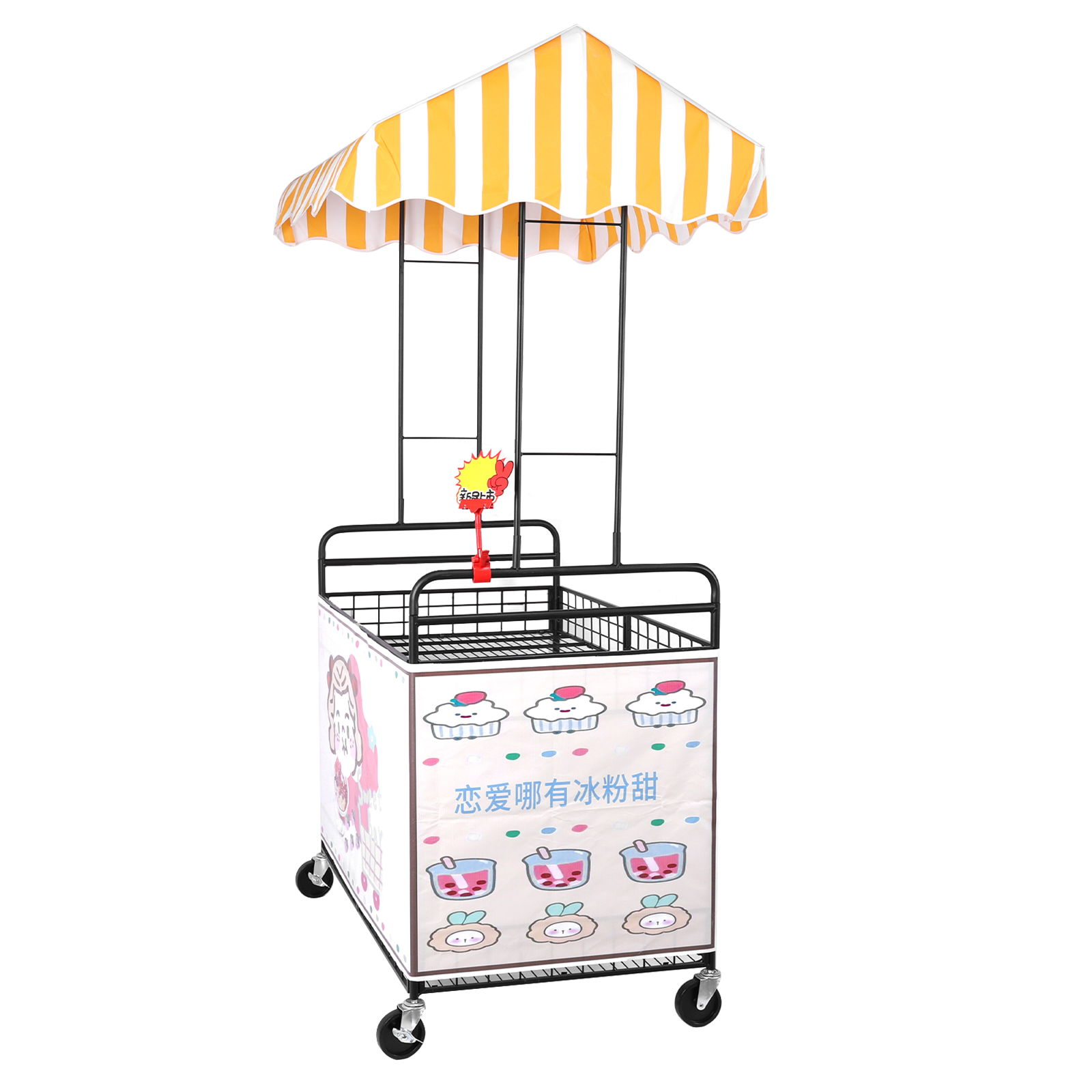 Movable Stall Display Stand wi - Street Food Snacks 리뷰 및 가격