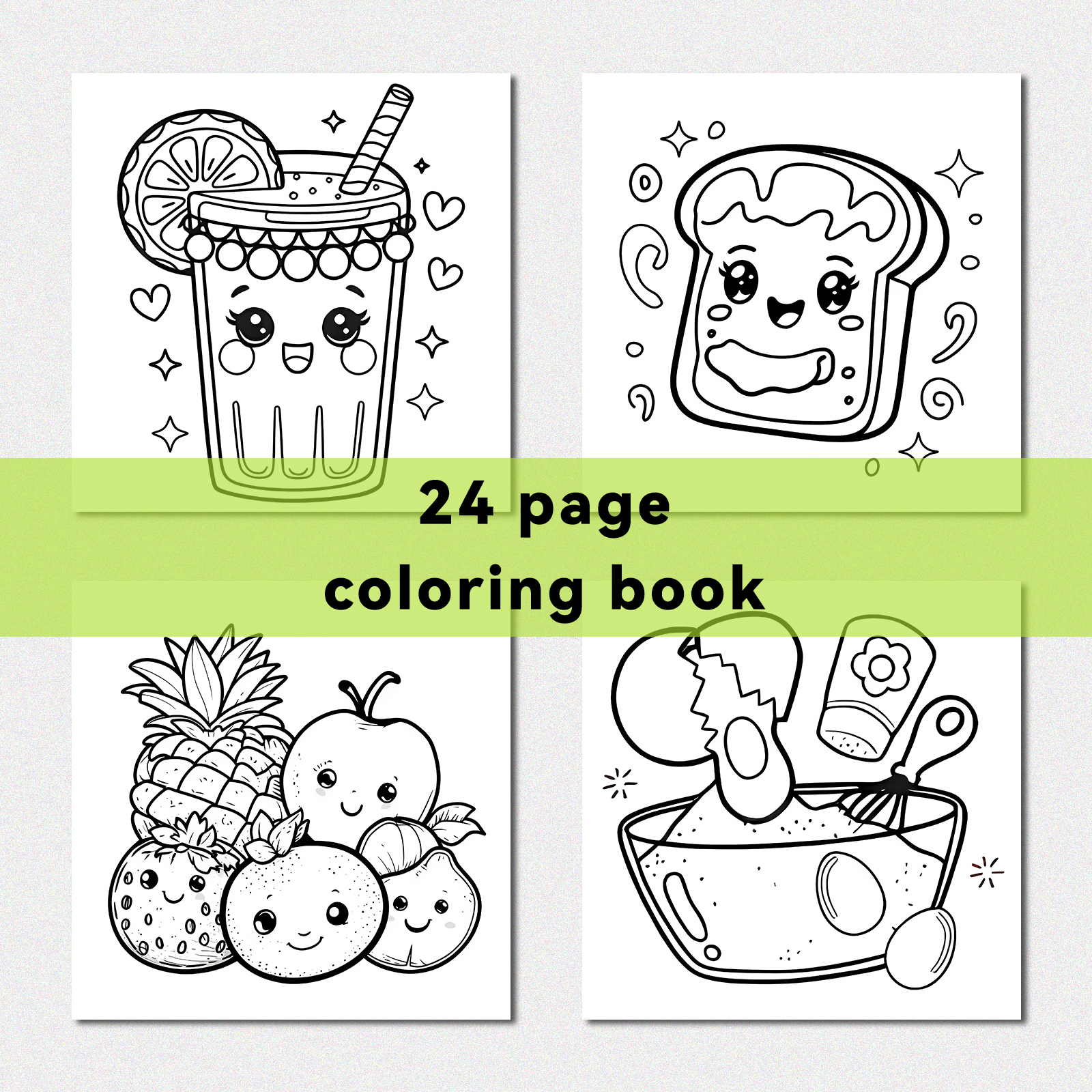 FOOD AND SNACK Coloring Book F - Food And Snacks Coloring Book Bold And Easy 리뷰 및 가격