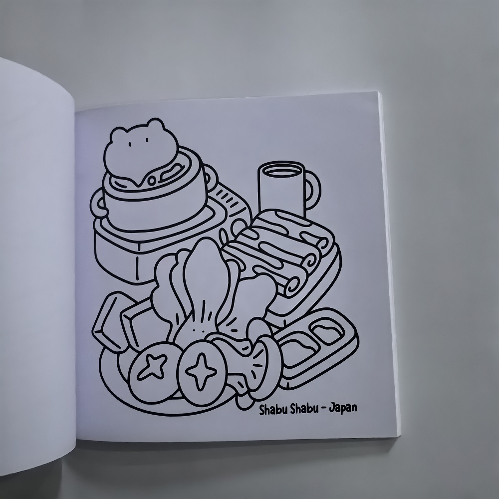 Asian Food Easy-bold Coloring  - Food And Snacks Coloring Book Bold And Easy 리뷰 및 가격