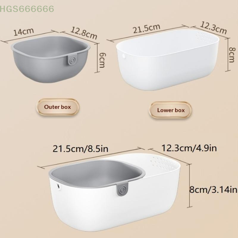 Double Layer Drain Basket Kitc - Quick Food Snacks 리뷰 및 가격