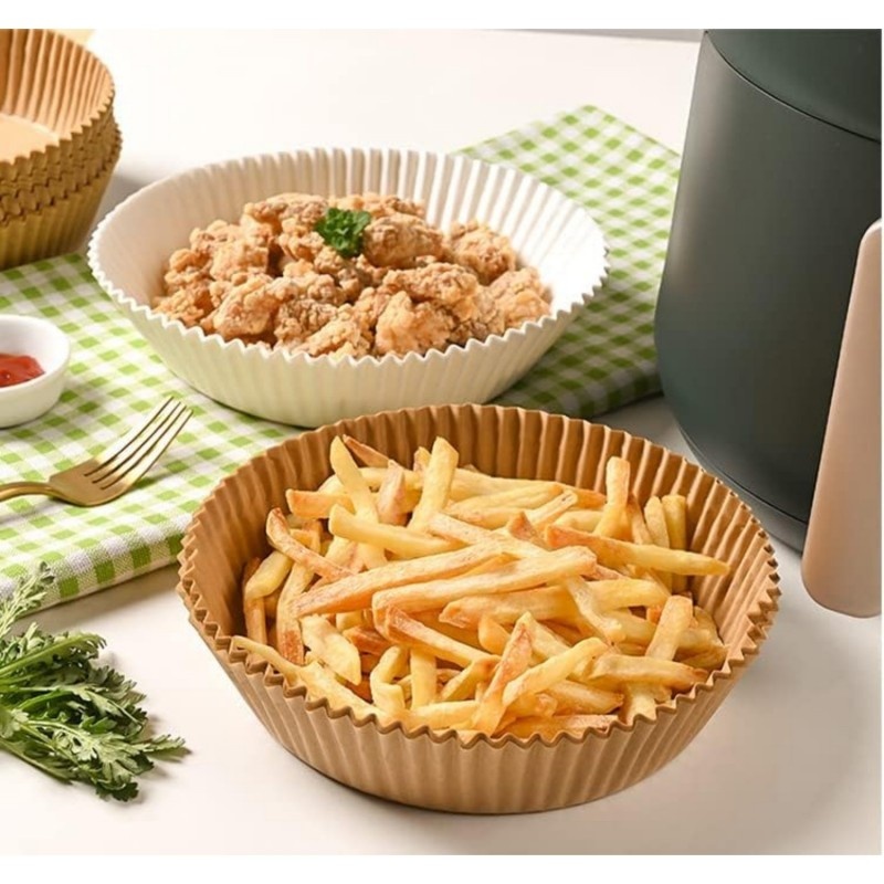 50Pcs Round Air Fryer Disposab - Food Snacks Chips 리뷰 및 가격
