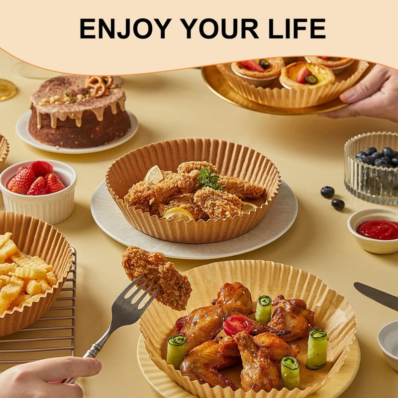 50Pcs Round Air Fryer Disposab - Food Snacks Chips 리뷰 및 가격