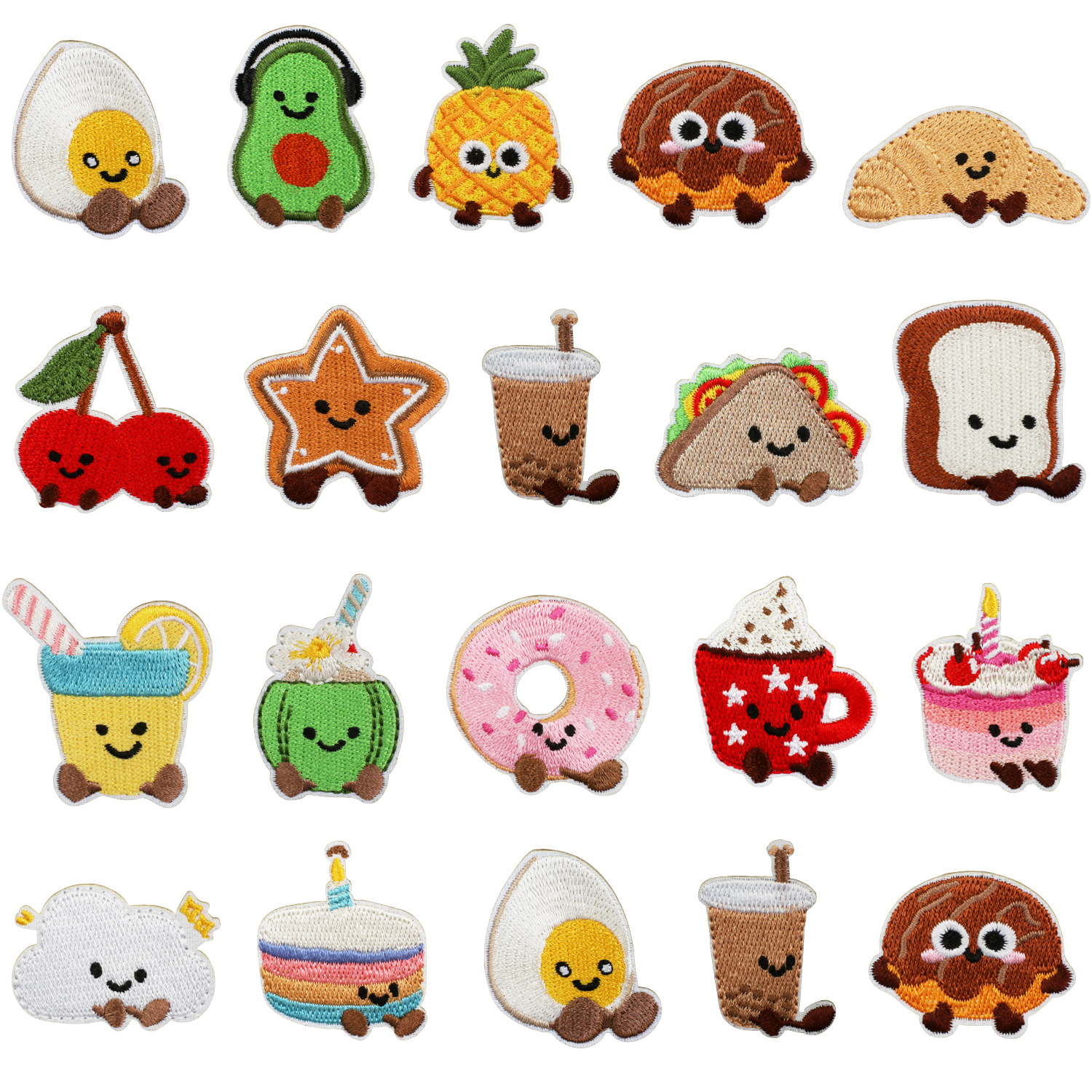 10 Pcs Snack Food Milk Tea Emb - Food Snacks Pictures 리뷰 및 가격