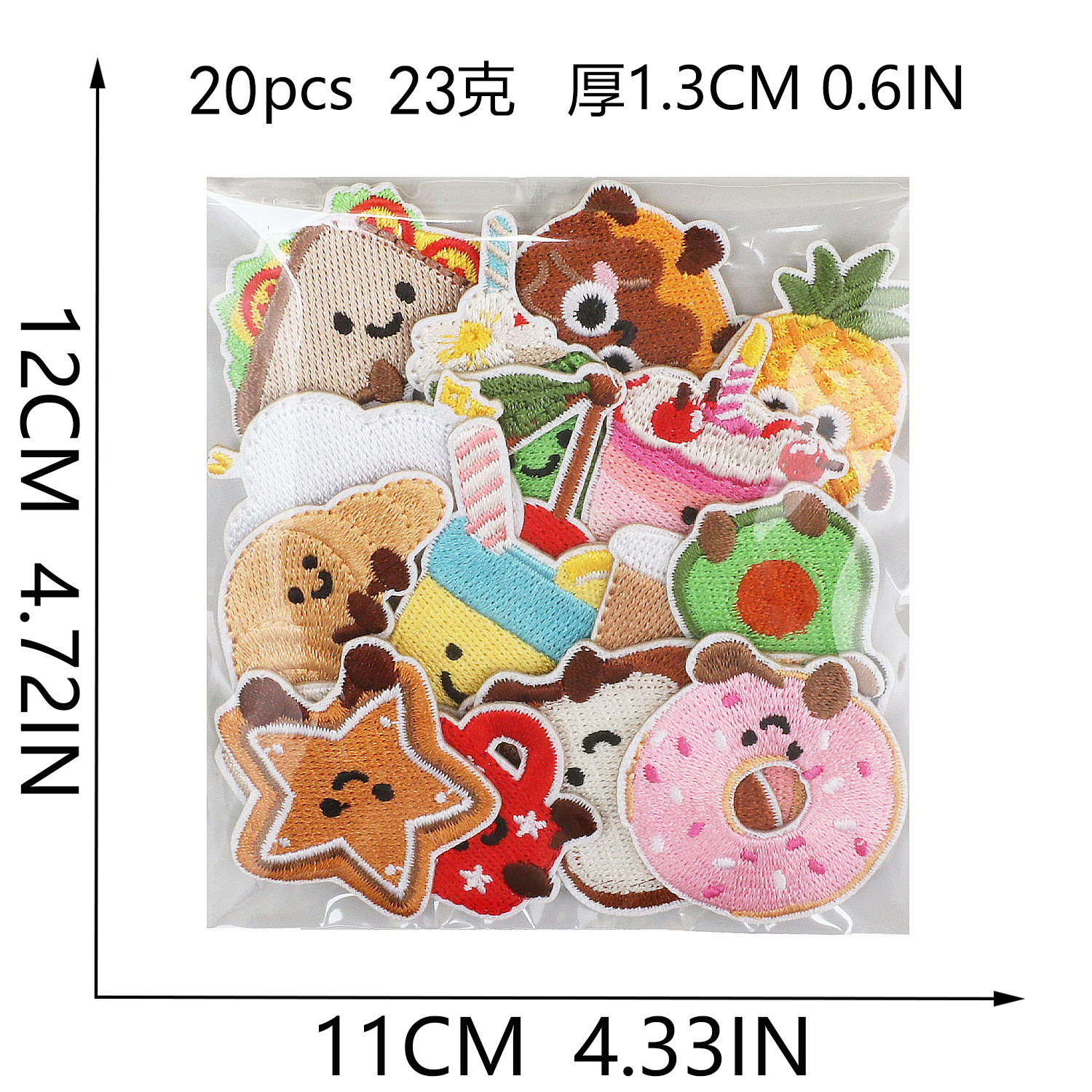 10 Pcs Snack Food Milk Tea Emb - Food Snacks Pictures 리뷰 및 가격